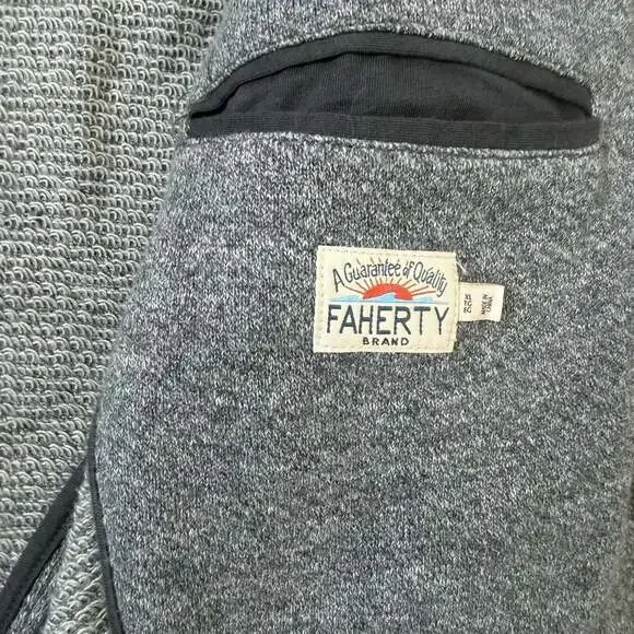 Faherty Inlet Knit Blazer in Medium Grey Melange XL - Picture 3 of 4